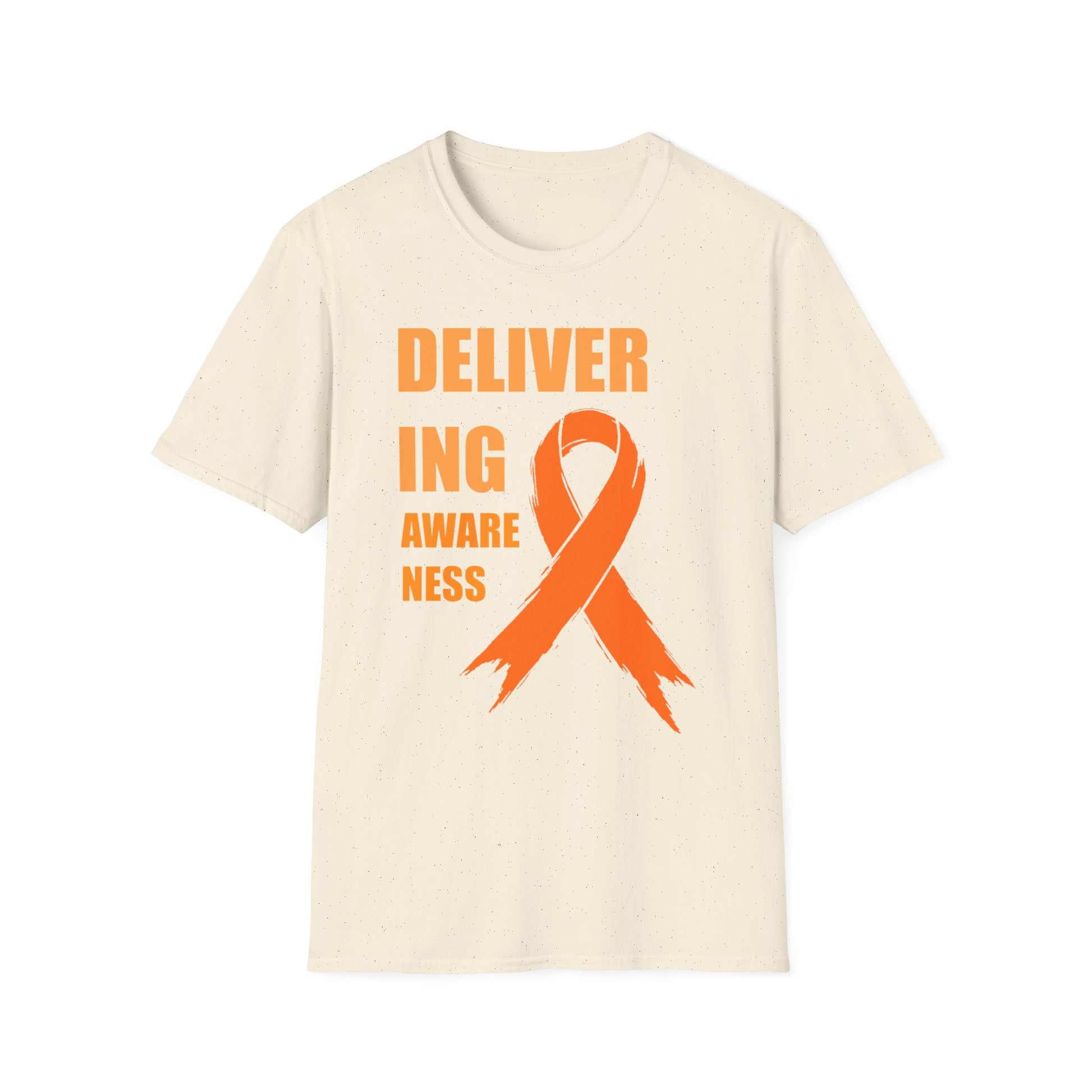 Multiple Sclerosis Awareness Shirt – Delivering Awareness Orange Ribbon Support Tee