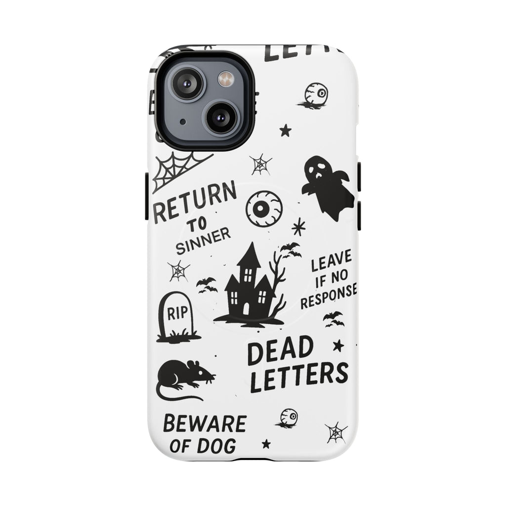 Spooky Phone Case, Halloween Accessory, Tough Magnetic Cases, Unique Gift, Gothic Style Tech Cover, Cell Phone Protector