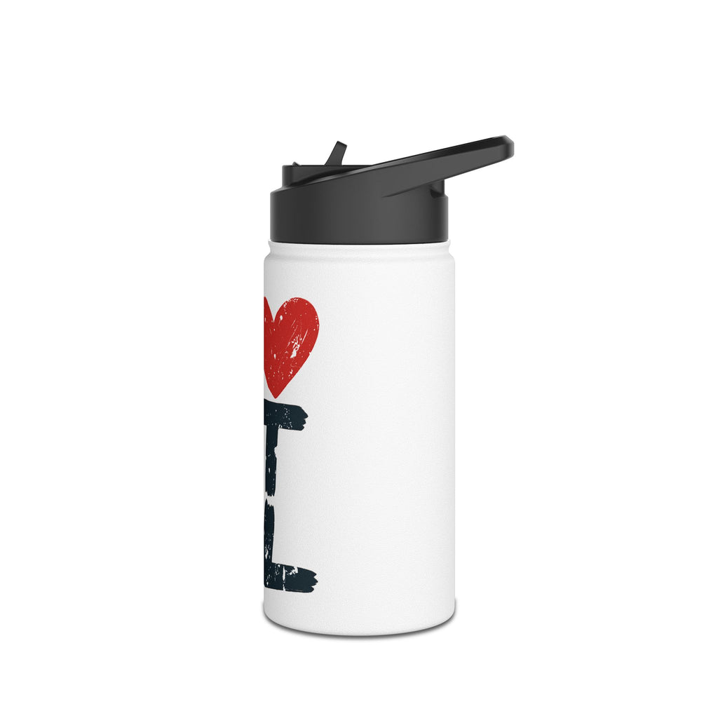 Stainless Steel Water Bottle with Love for Postal Workers, Customizable Insulated Flask, Perfect for Gifts and Travel