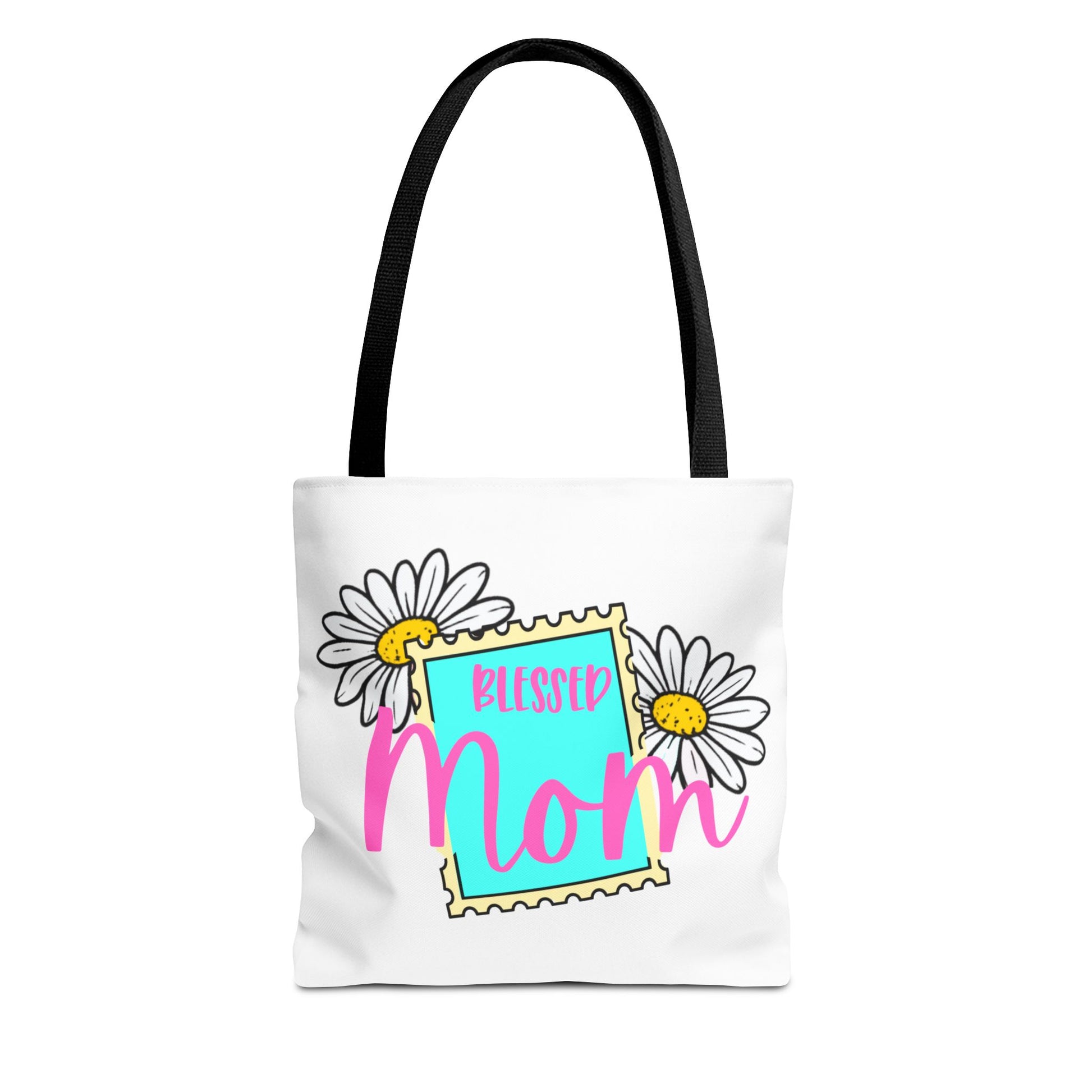 Blessed Mom Daisy Tote Bag – Floral Mother’s Day Gift