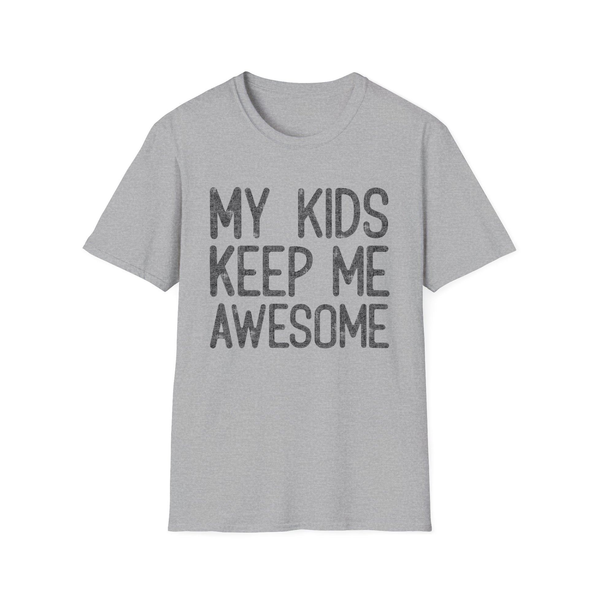 My Kids Keep Me Awesome — vintage distressed Father’s Day t shirt