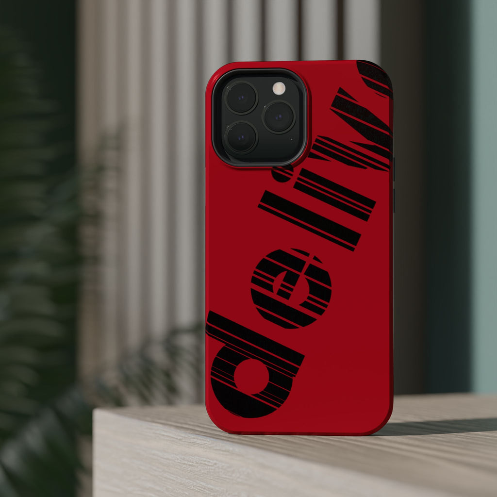 “Delivered” Magnetic Phone Cases, Impact-Resistant Phone Covers for Teens, Gift for Friends, Unique Cell Phone Accessories, Red Design, Custom [...]