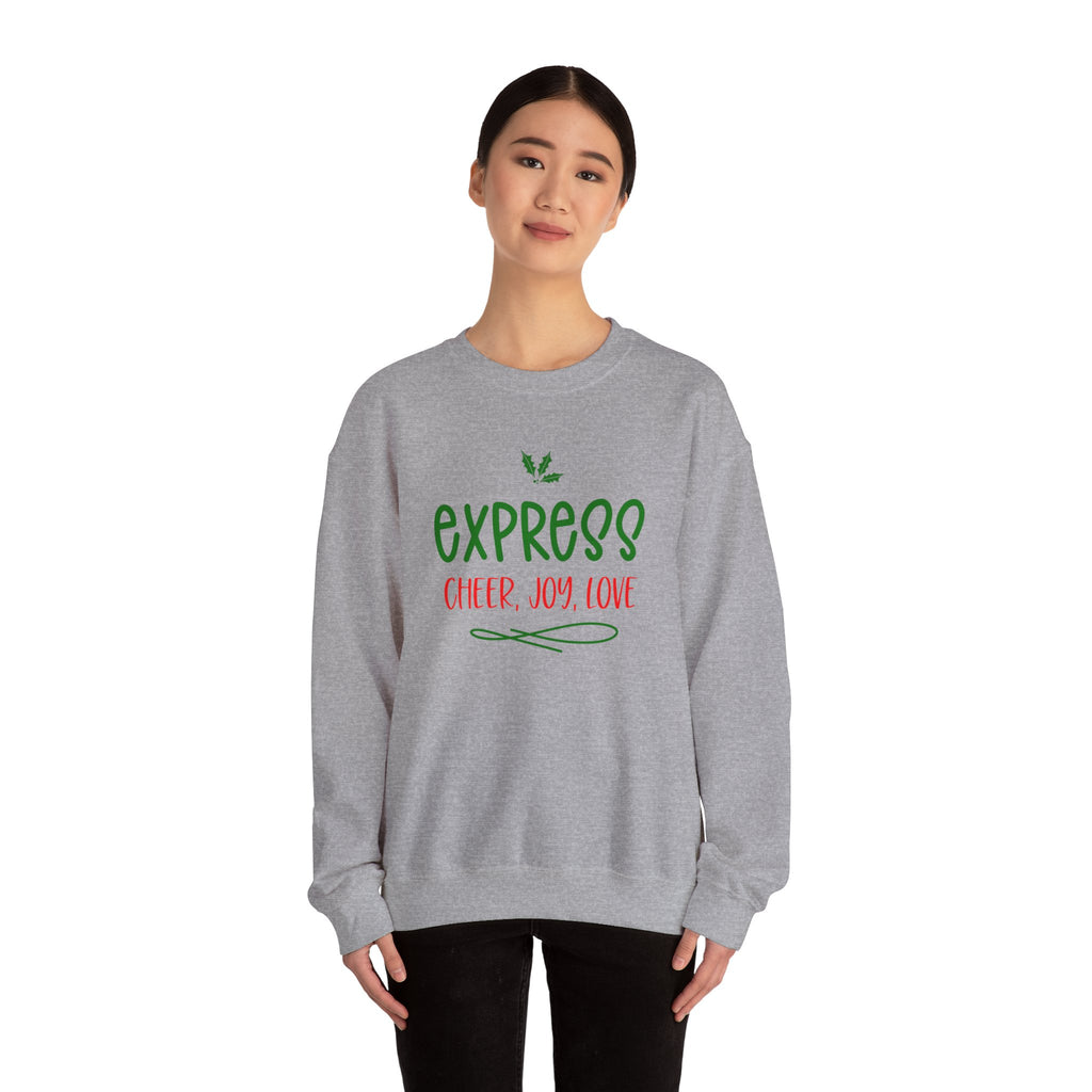 Express Cheer Joy Love Sweatshirt, Holiday Postal Sweatshirt, Holiday Gifts For Postal Workers.