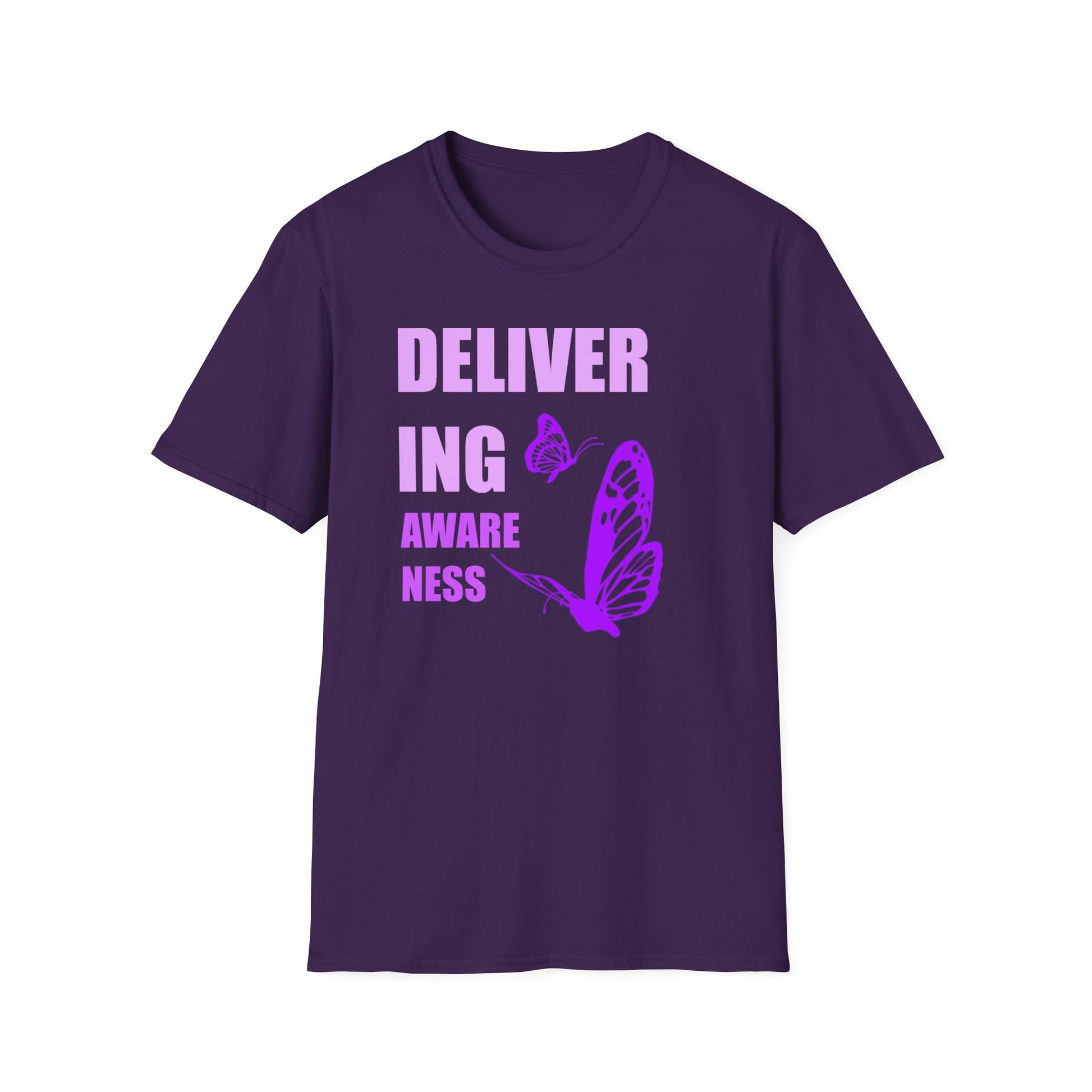 Lupus Awareness Shirt – Delivering Awareness Purple Butterfly Support Tee