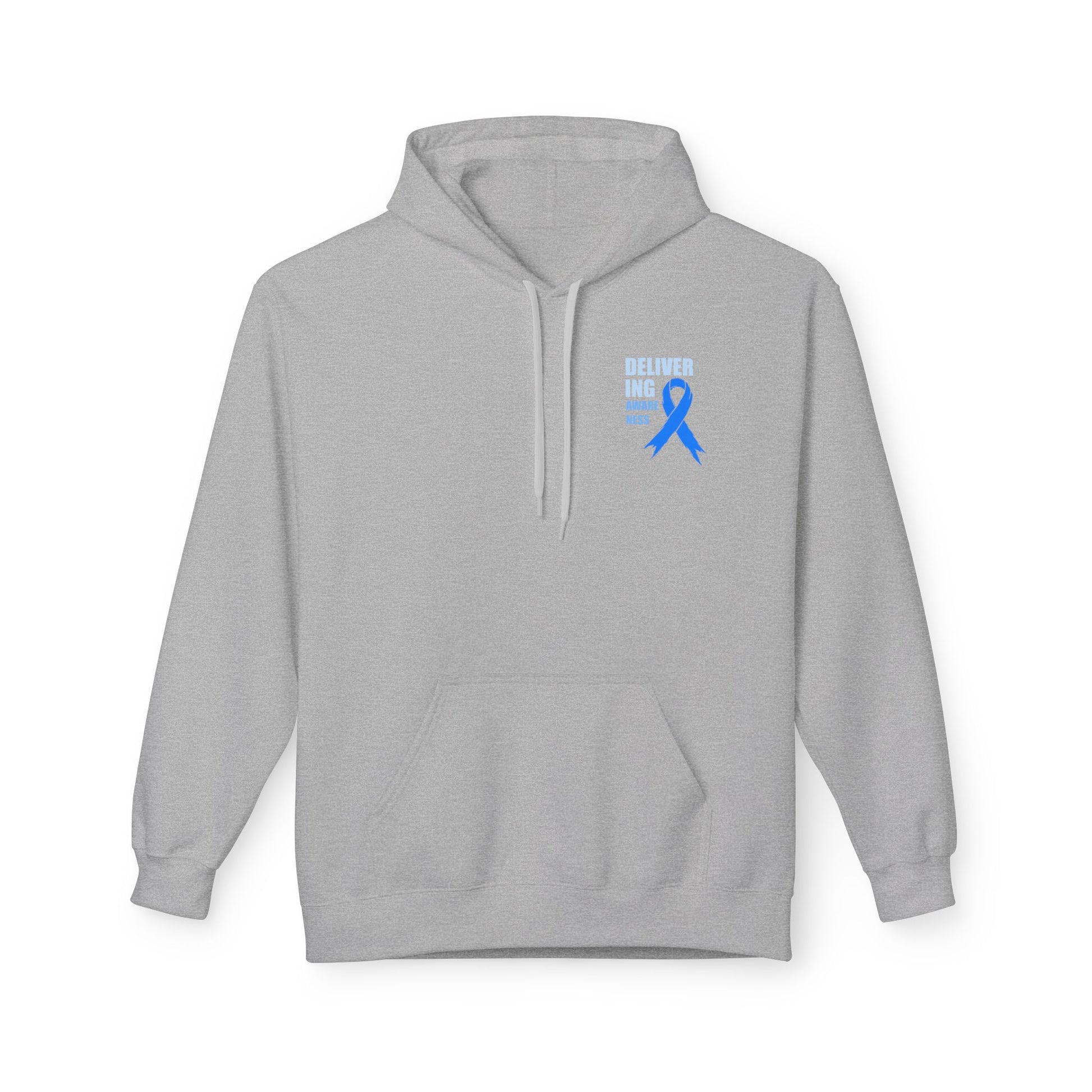 Prostate Cancer Awareness Ribbon Hoodie - Delivering Awareness Prostate Cancer Awareness Support