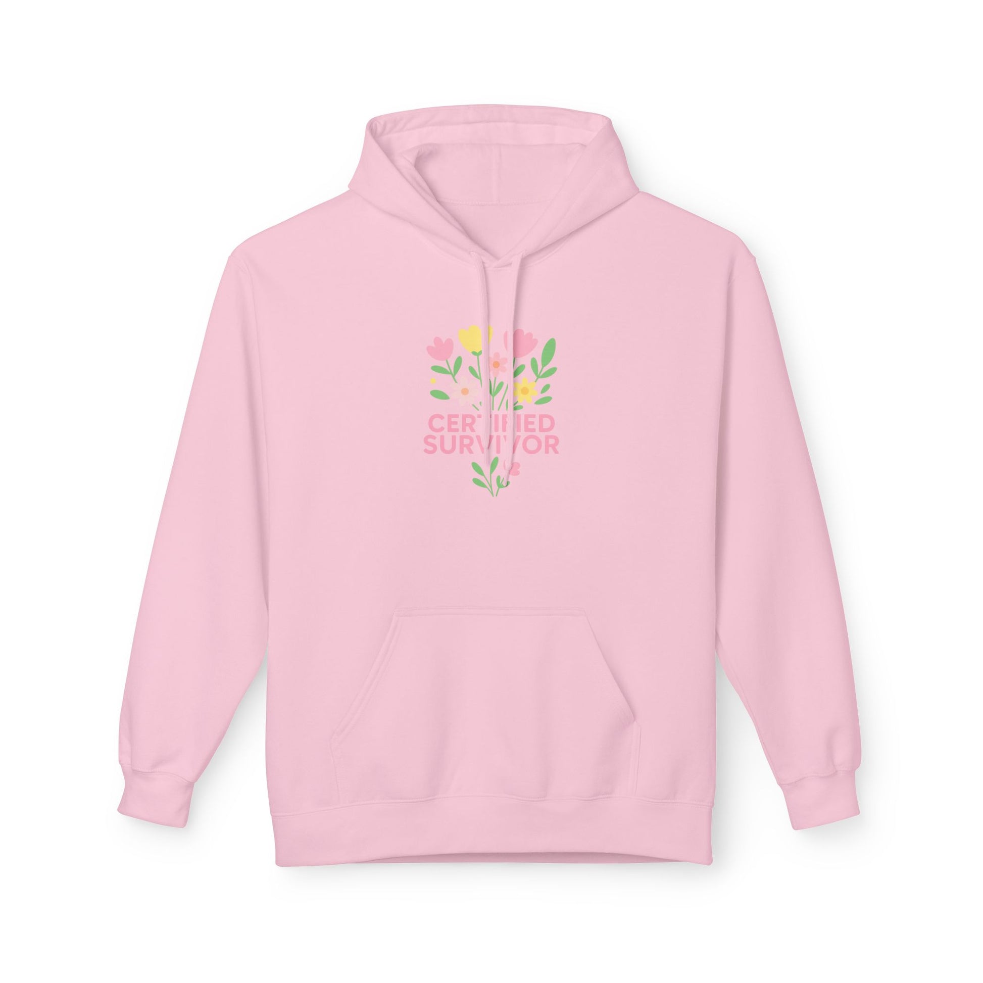Certified Survivor Floral Hoodie | Motivational Gift, Unisex Fleece Sweatshirt, Cancer Awareness Apparel, Comfort Wear, Inspirational [...]