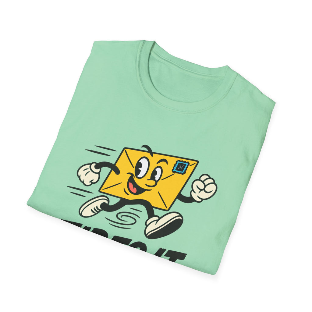 Playful Zip to It Unisex T-Shirt, Fun Graphic Tee, Casual Wear, Gift for Mail Lovers, Summer Fashion, Birthday Present