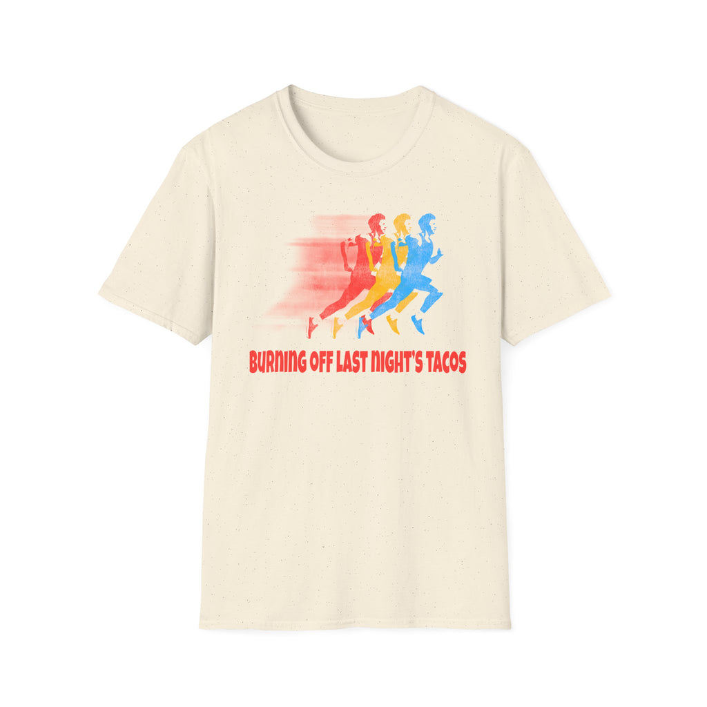 Burning Off Last Night's Tacos - Retro Runner Tee