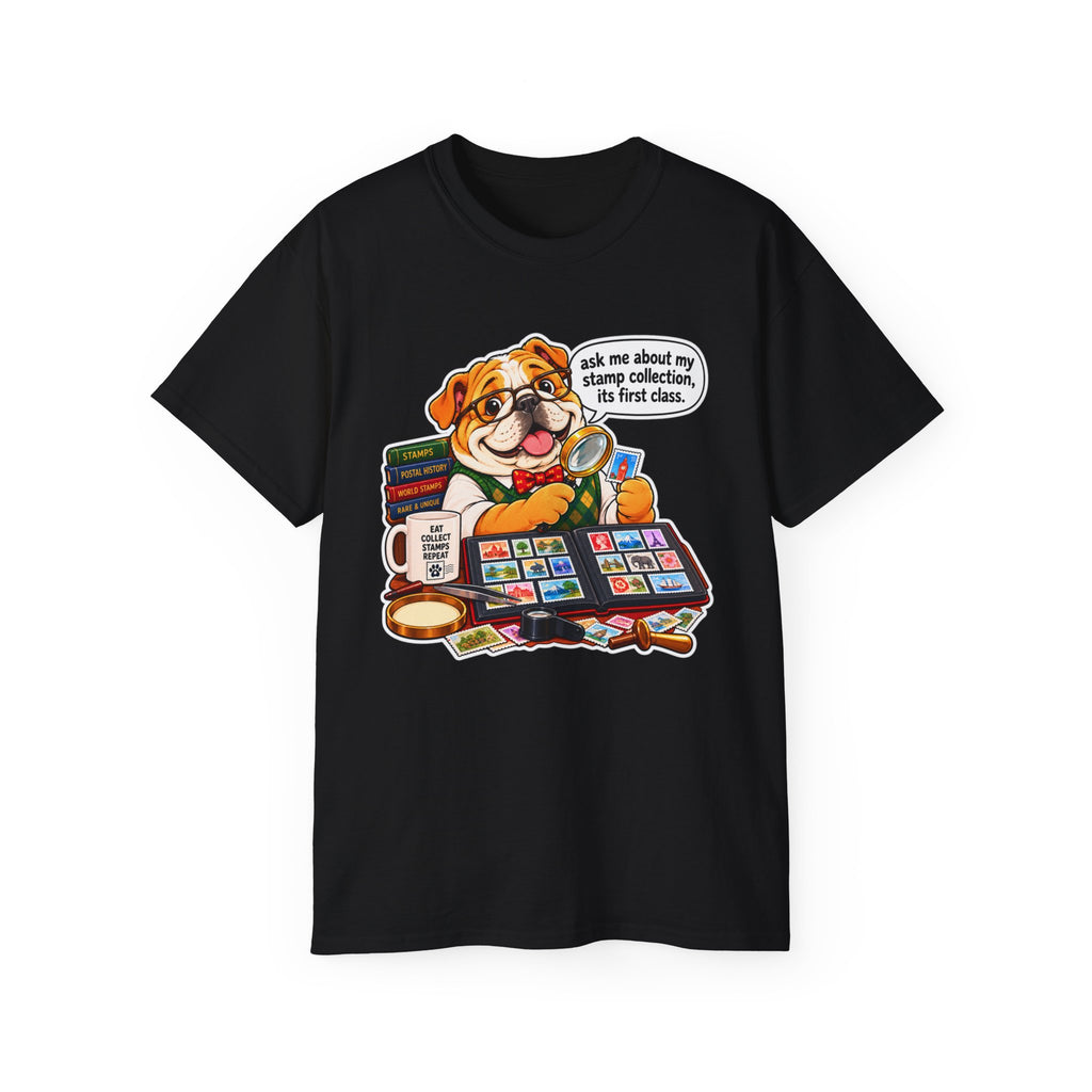 Stamp Collector Dog - Graphic Shirts