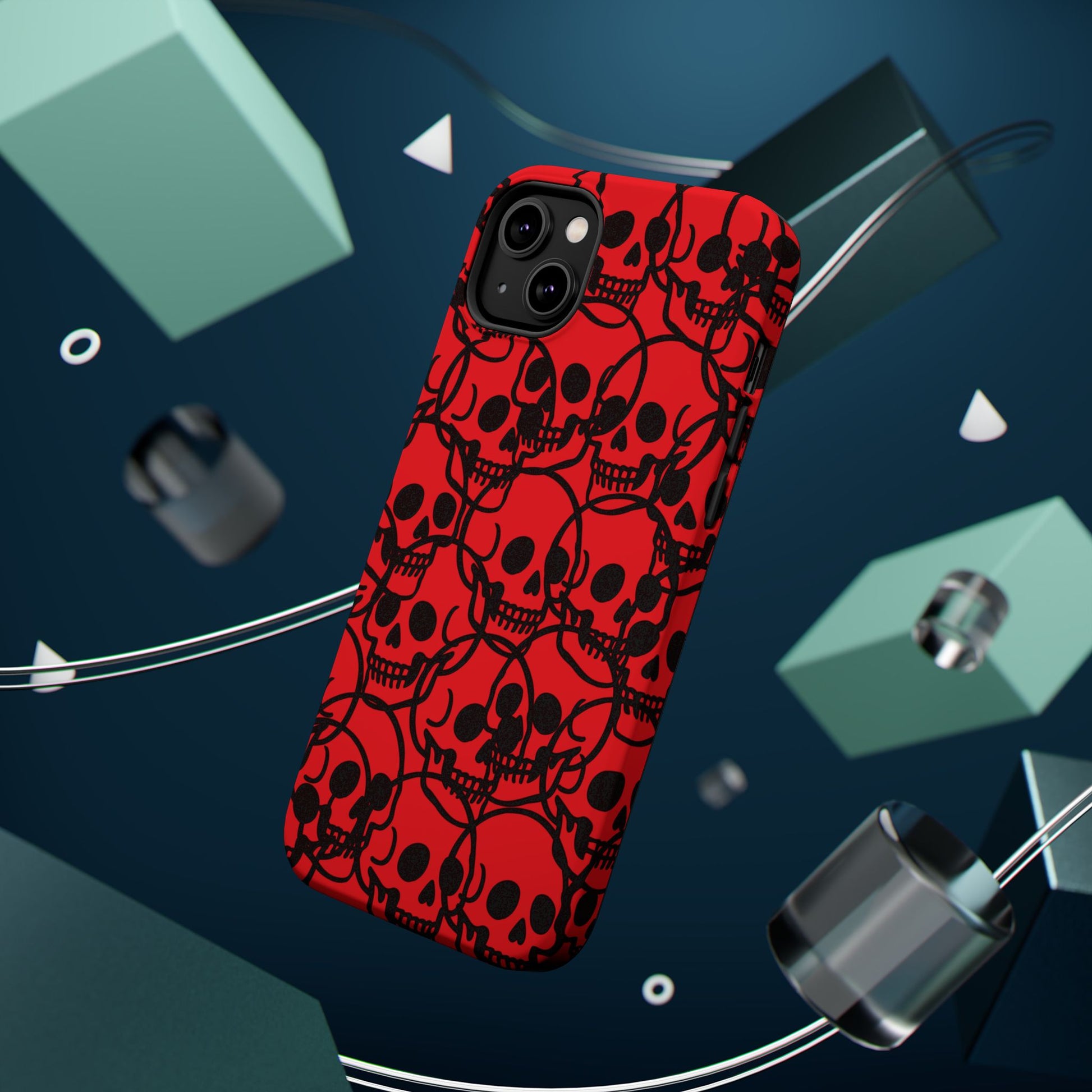 Magnetic Impact-Resistant Skull Cases