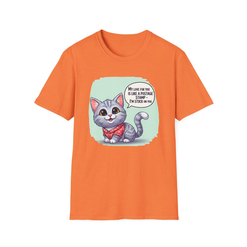 Adorable Cat Lover's T-Shirt - Cute Pet Design, Gift for Cat Owners, Cozy Apparel for Cat Lovers, Birthday Gift, Fun Everyday Wear
