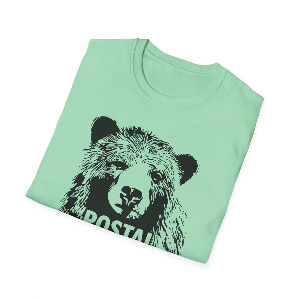 Postal Papa Bear Unisex T-Shirt | Cute Gift for Dads | Family Reunion T-Shirt | Casual Wear | Father's Day Tee | Unique Design