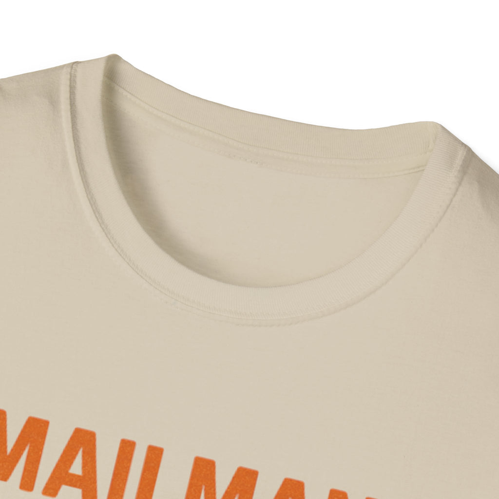 Mailman by Day, Grill Master by Night Unisex Softstyle T-Shirt, Gift for Dad, BBQ T-Shirt, Father's Day Gift, Funny Shirt