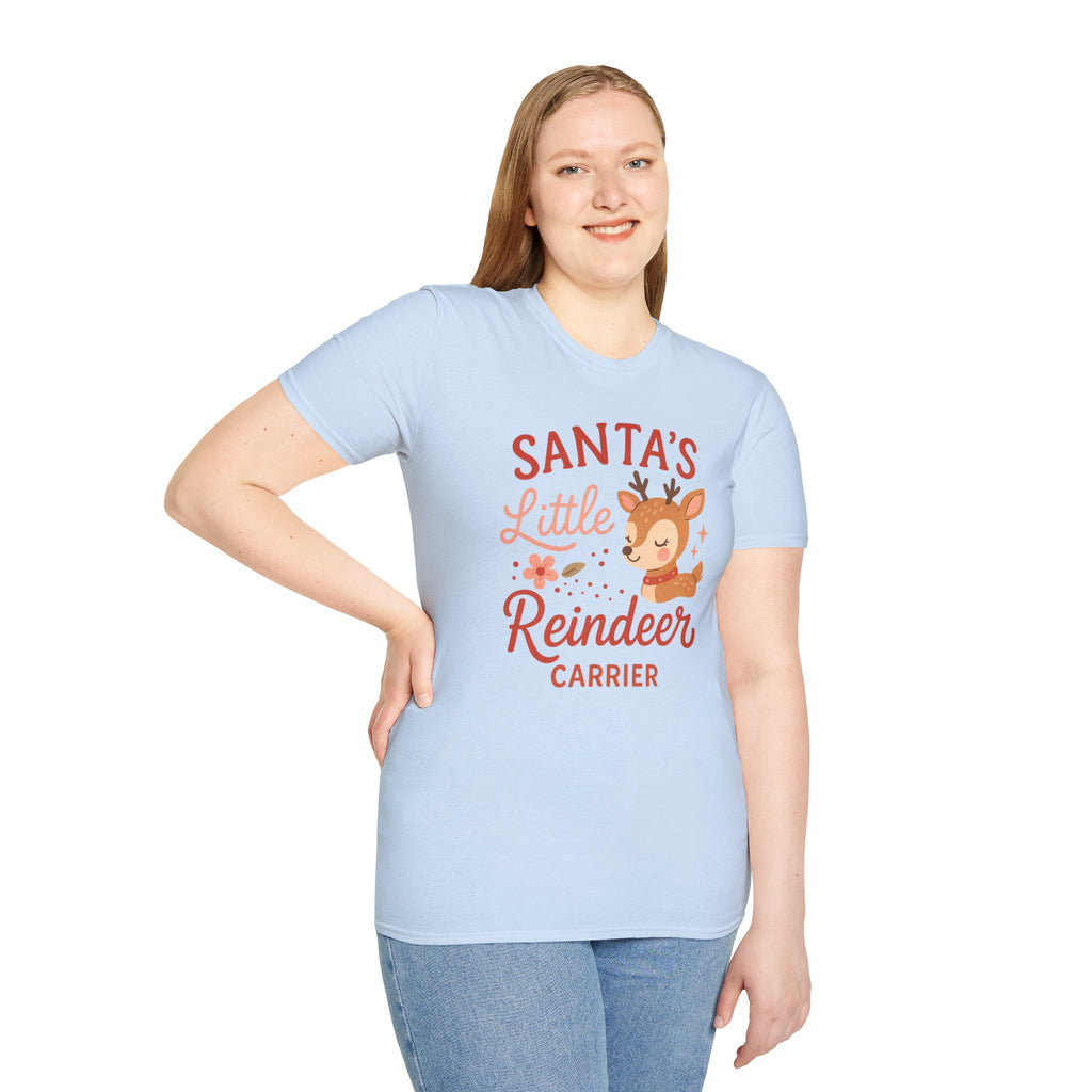 Santa's Little Reindeer Carrier T-Shirt