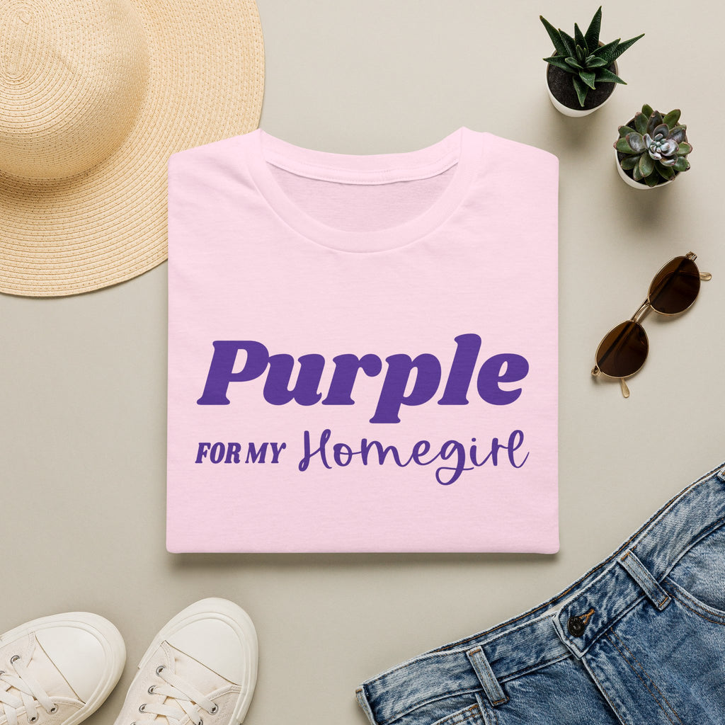 Purple For My Homegirl Lupus Awareness Graphic T-Shirt