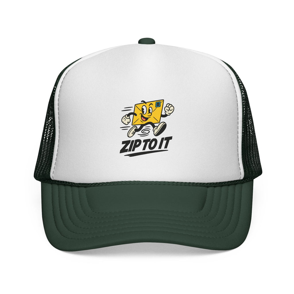 Zip To It Trucker Cap - Fun Outdoor Hat, Unique Gift for Road Trips, Summer Style, Adventure Ready, Casual Look