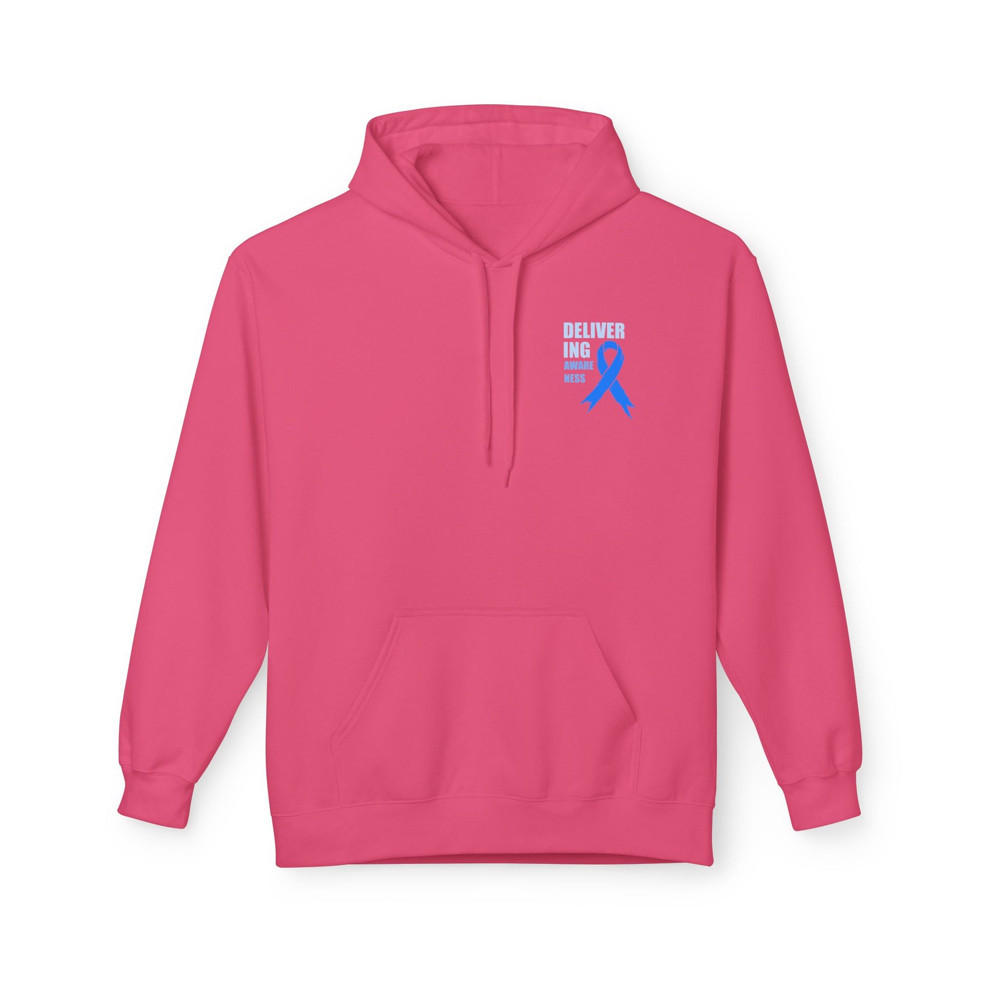 Prostate Cancer Awareness Ribbon Hoodie - Delivering Awareness Prostate Cancer Awareness Support