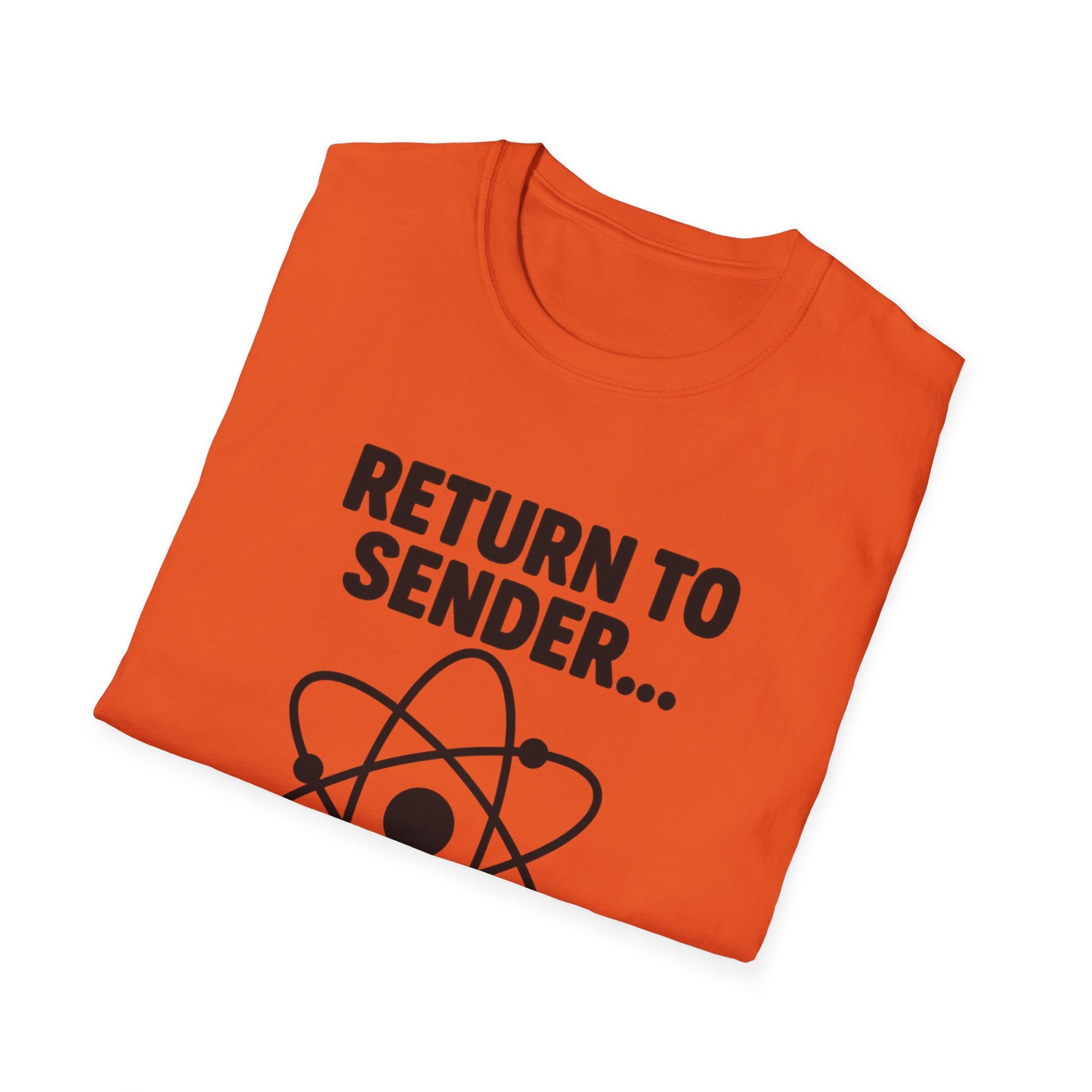 Return to Sender... Unisex Softstyle T-Shirt, Funny Science Tee, Gift for Nerds, Science Humor Apparel, Geeky Graphic Tee, Boomerang [...]