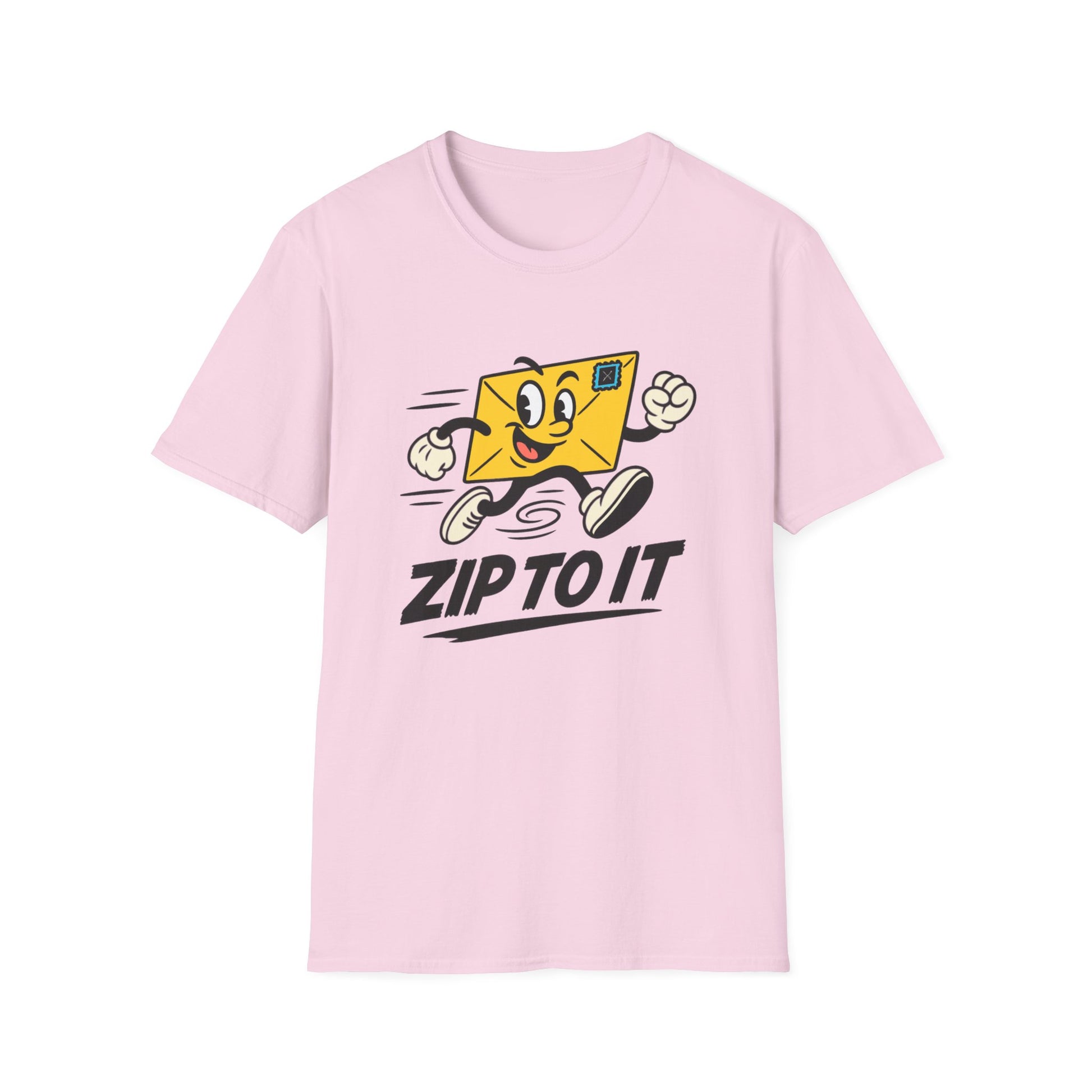 Playful Zip to It Unisex T-Shirt, Fun Graphic Tee, Casual Wear, Gift for Mail Lovers, Summer Fashion, Birthday Present