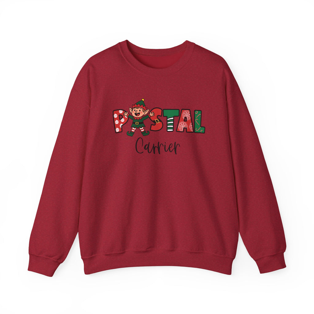 Postal Carrier Christmas Themed Unisex Sweatshirt - 'Postal Carrier' Design