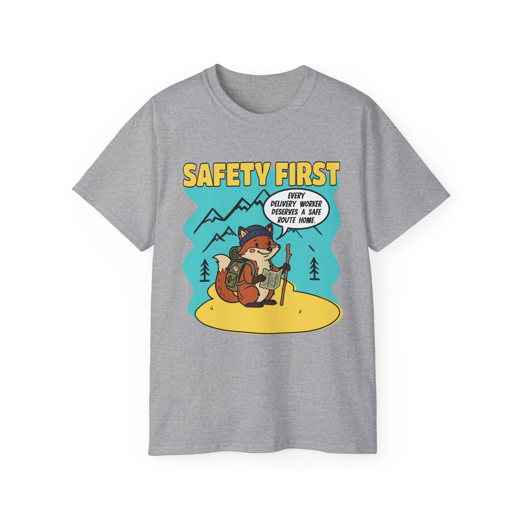 Safety First Delivery Worker T-Shirt — Delivery worker shirt