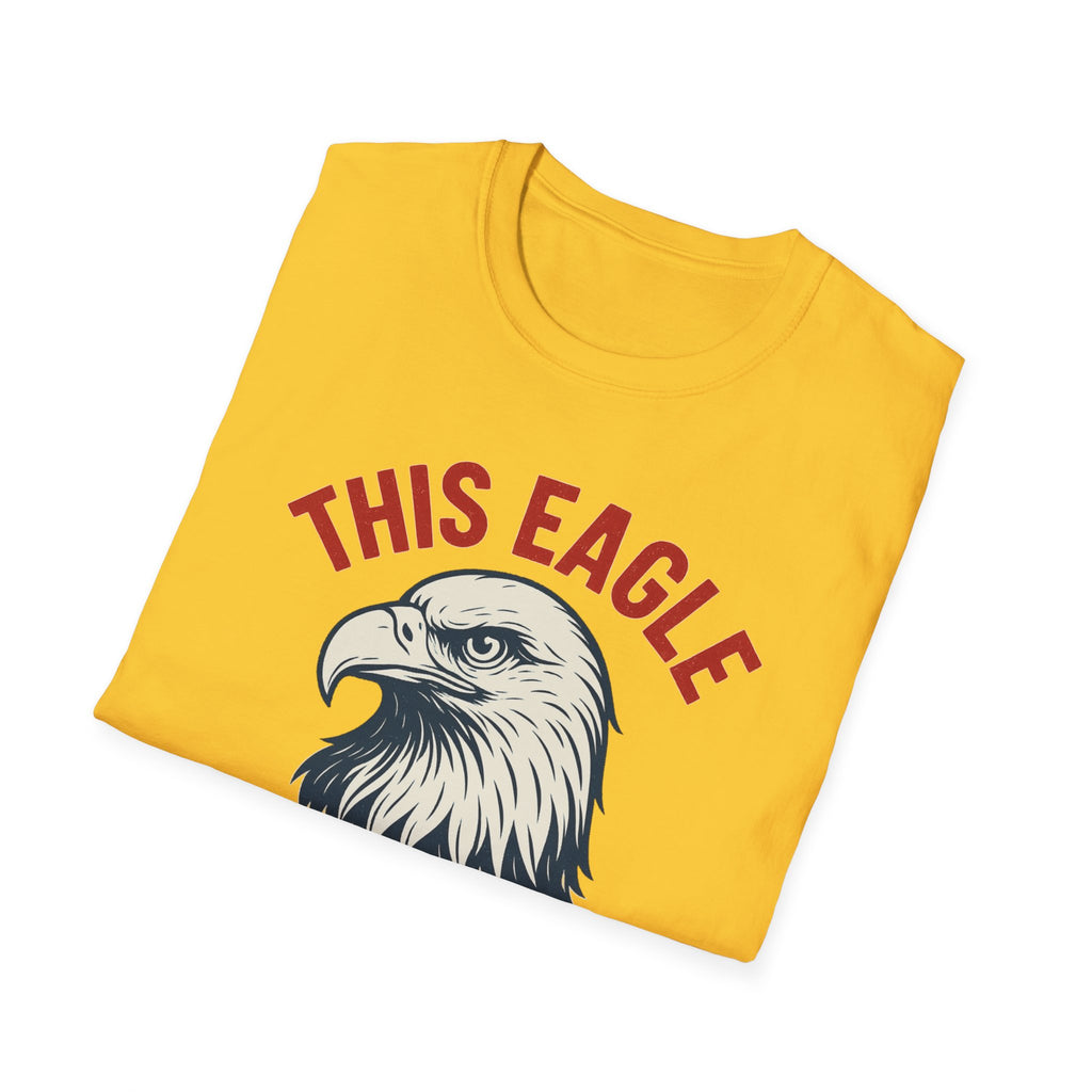 This Eagle Has Retired 2025 - Funny Eagle Retirement T-Shirt, Postal Retirement Gifts, Gifts For Postal Workers