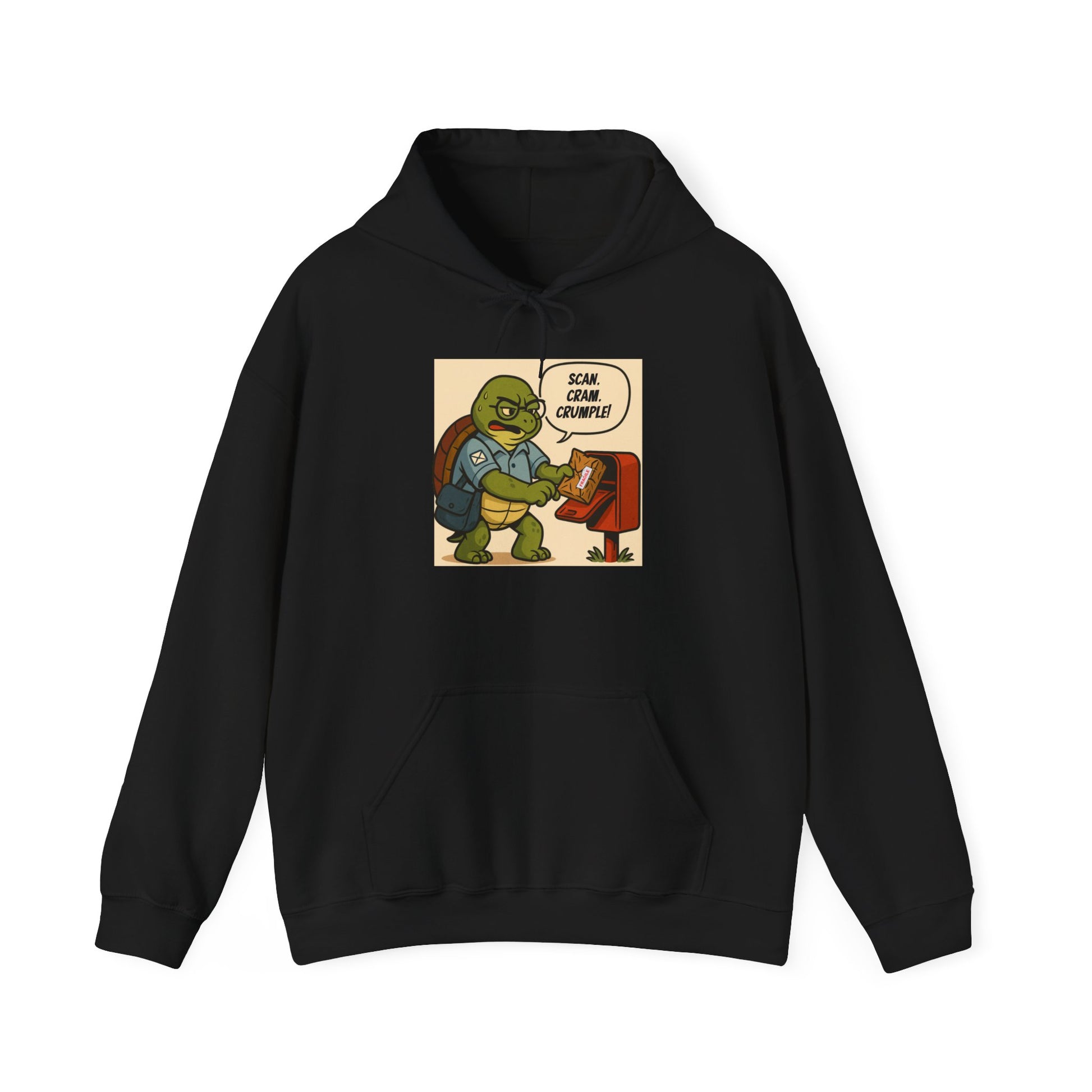 Funny Postal Carrier Hoodie, Turtle, Fragile, Unisex Cartoon Sweatshirt, Perfect Gift for Gamers, Cozy Cute Pullover, Humor and Comfort for Every Occasion