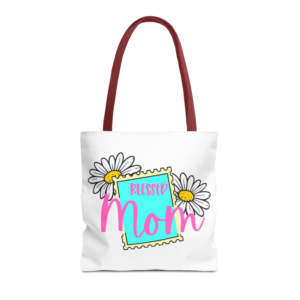Blessed Mom Daisy Tote Bag – Floral Mother’s Day Gift