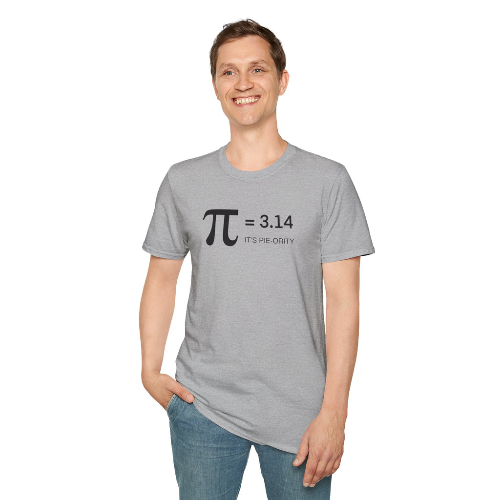 Pi = 3.14 T‑Shirt — Funny MathPi/ Pie Pun Tee for Pi Day