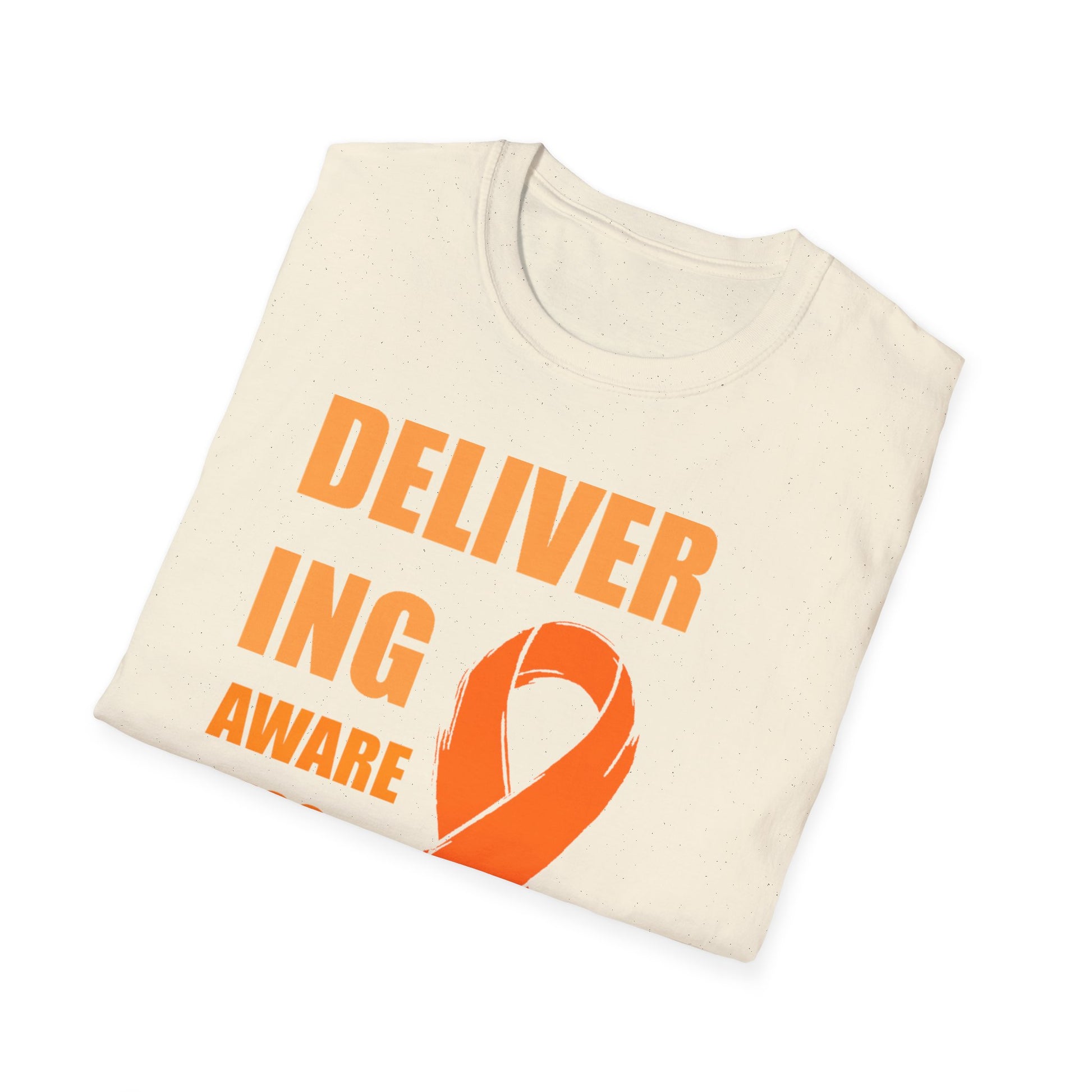 Multiple Sclerosis Awareness Shirt – Delivering Awareness Orange Ribbon Support Tee