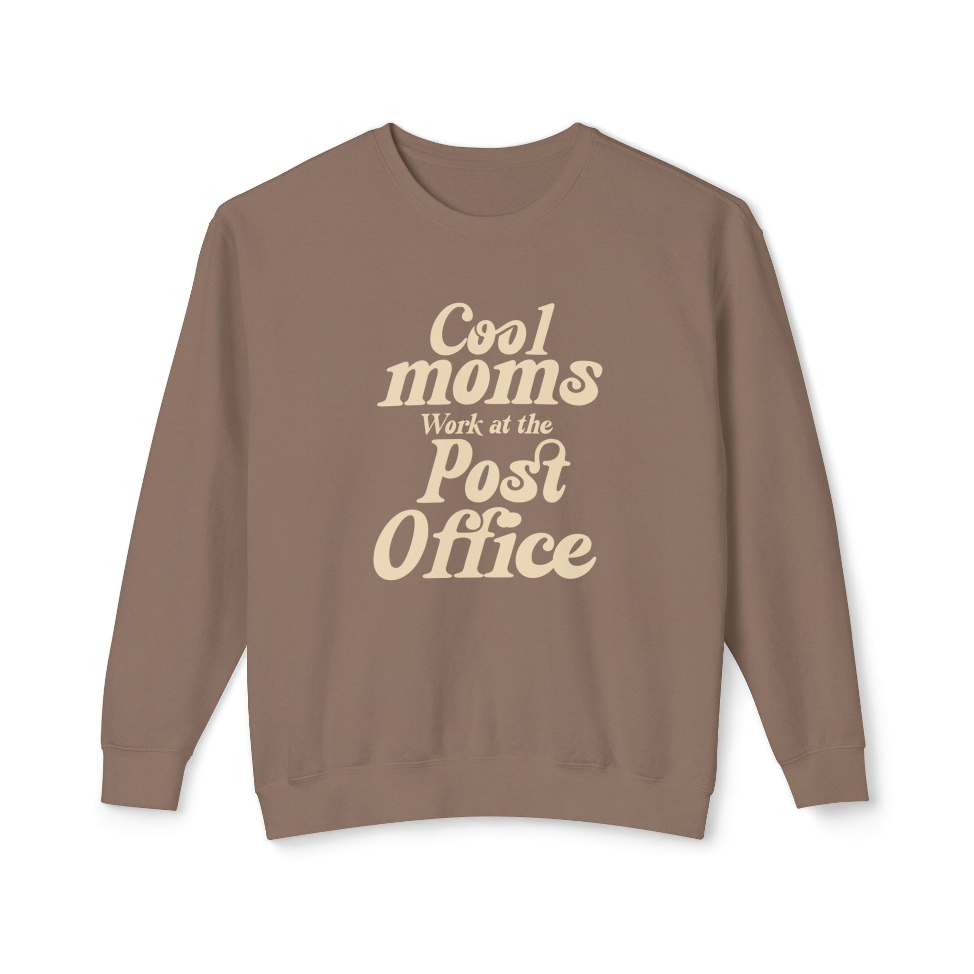 Cool Moms Work For The Post Office Crewneck Sweatshirt – Funny Mom Sweatshirt, Cute Mother’s Day Gift, Cozy Women’s Pullover, Delivery Worker Gift