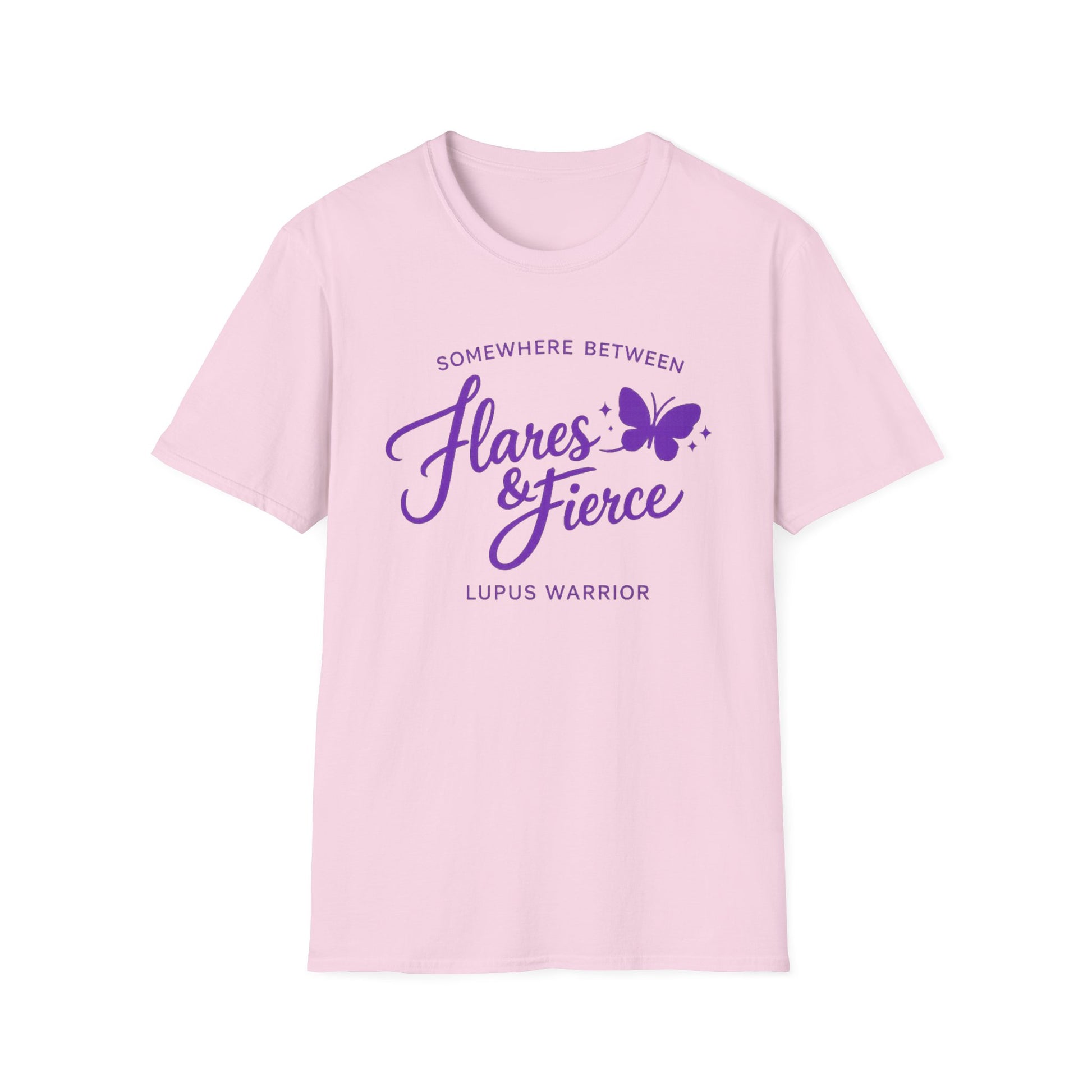 Somewhere Between Flares & Fierce Lupus Warrior T-Shirt