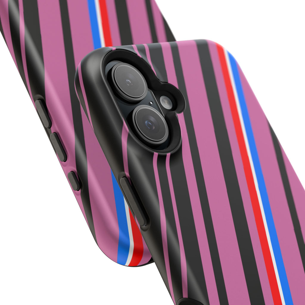 Vibrant Magnetic Phone Cases for Impact Resistance, Phone Protection, Gift for Tech Lovers, Postal Workers, Colorful Barcode Cases