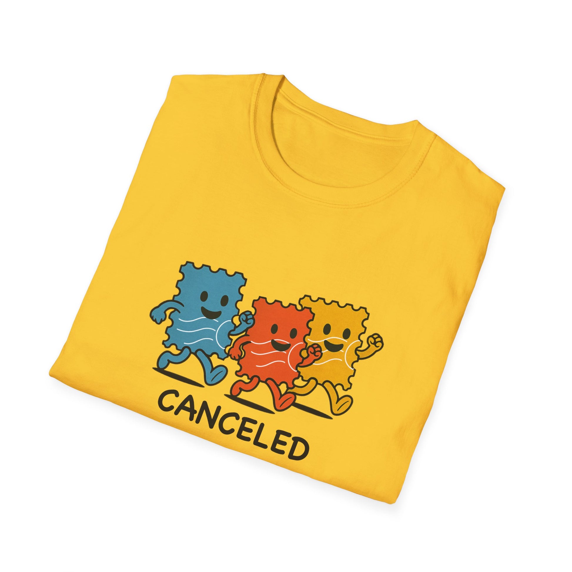 Cute Canceled Cartoon T-Shirt, Funny Gift for Friends, Unisex Softstyle Tee, Playful Graphic T-Shirt, Casual Wear for Celebrations, [...]