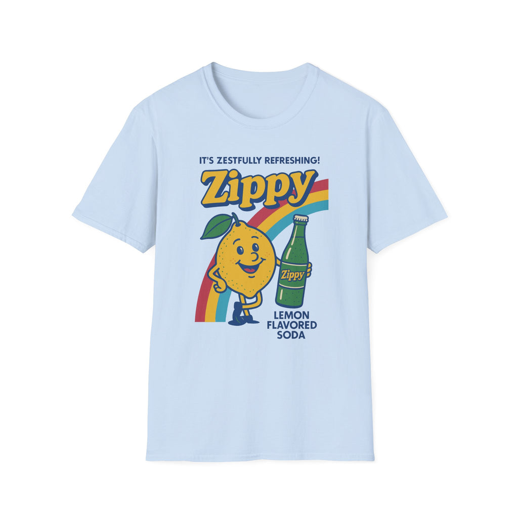 Zesty Lemon Soda T-Shirt, Retro Graphic Tee, Postal Worker, Mail Carrier, Unisex Summer Apparel, Fun Gift, Casual Wear, Lemonade Party Shirt