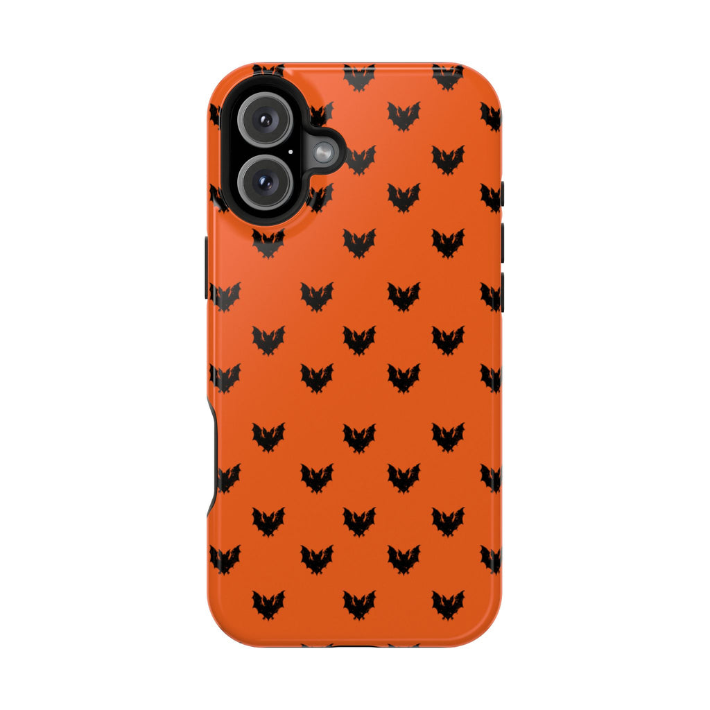 Halloween Design Durable Phone Case with Spooky Bat Design, Magnetic Impact-Resistant Case, Black Cat Pattern, Gift for Halloween, Phone Accessories, [...]