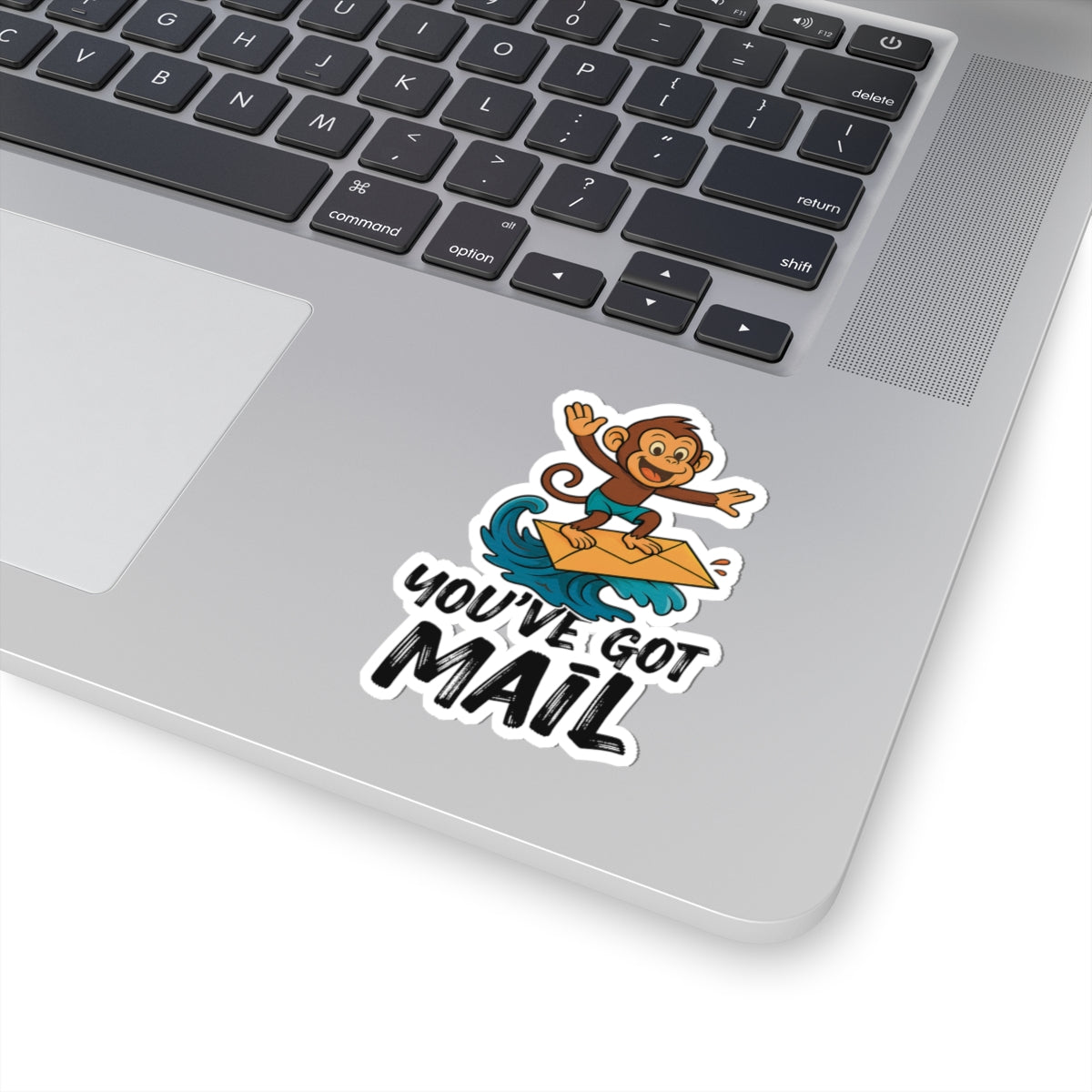 Whimsical Monkey Kiss-Cut Stickers, Perfect for Laptops, Water Bottles, Gift Cards, Party Favors, Cute Stationery