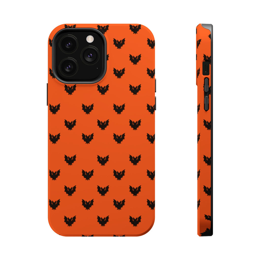 Halloween Design Durable Phone Case with Spooky Bat Design, Magnetic Impact-Resistant Case, Black Cat Pattern, Gift for Halloween, Phone Accessories, [...]