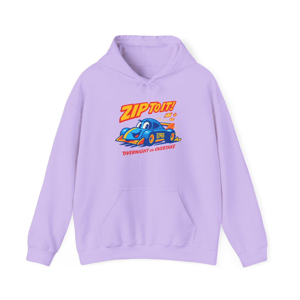 Zip It! Unisex Heavy Blend™ Hooded Sweatshirt - Fun Car Design, Gift for Car Lovers, Cozy Hoodie for Everyday Wear, Cool Graphic Sweatshirt