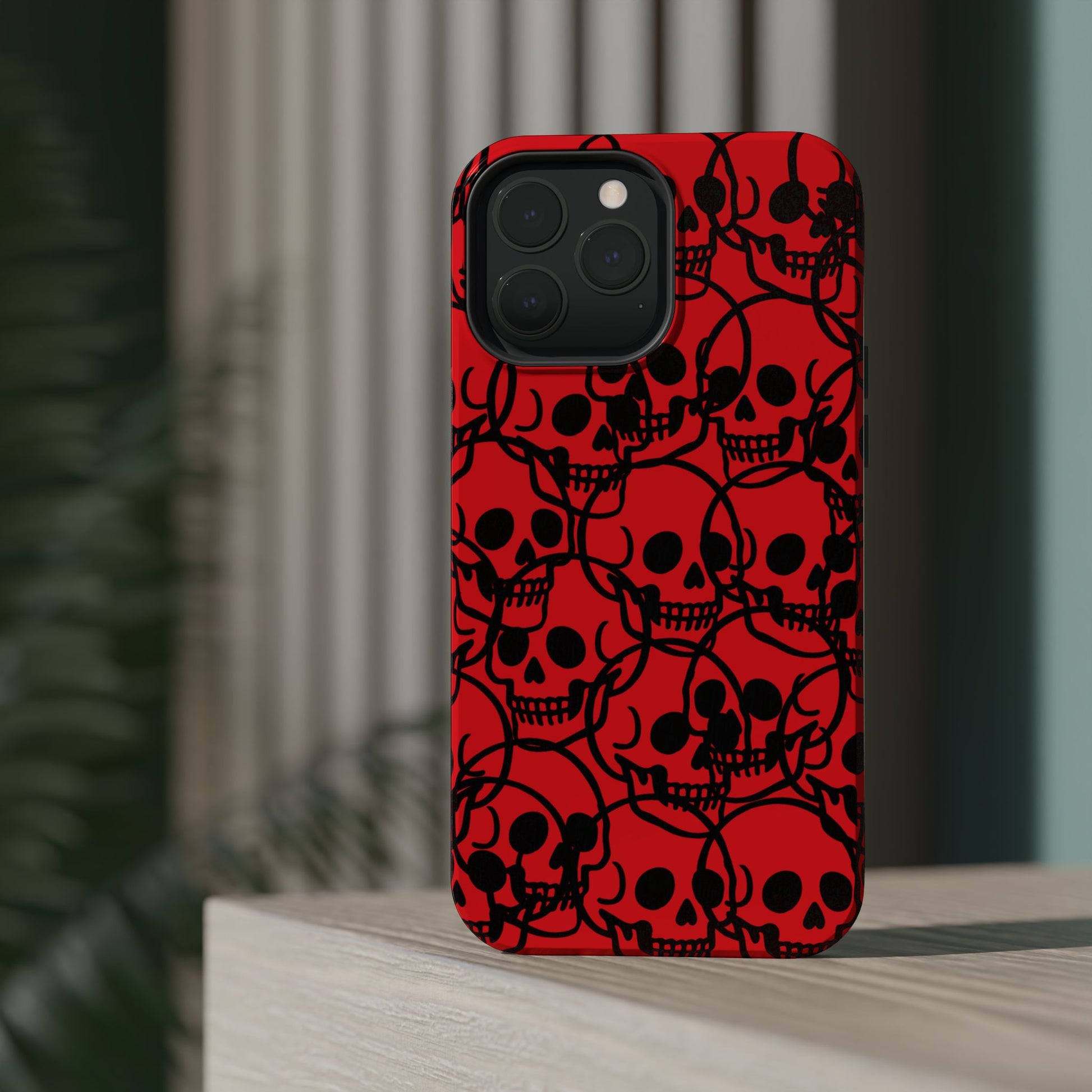 Magnetic Impact-Resistant Skull Cases