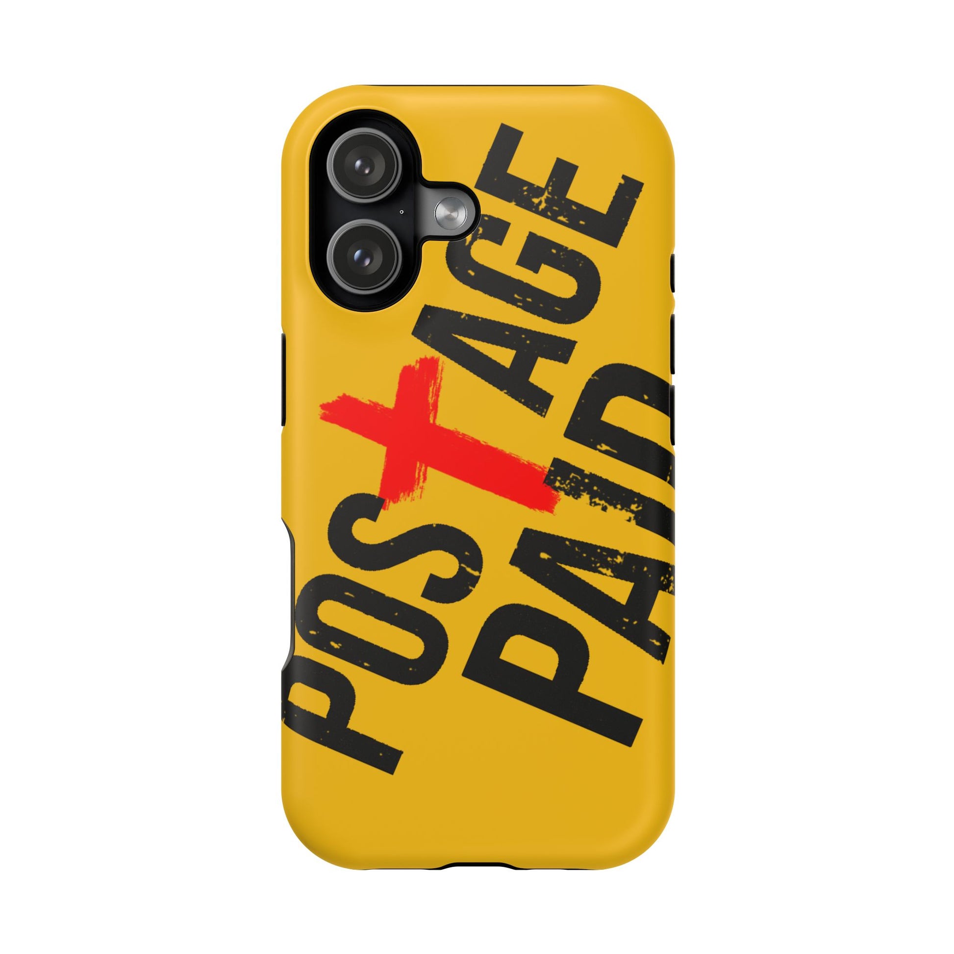 Impact-Resistant Phone Case - 'Postage Paid' Design, Inspiration Phone Case, Gifts For Faith Believers, Gifts For Postal Workers, Inspirational Gifts.