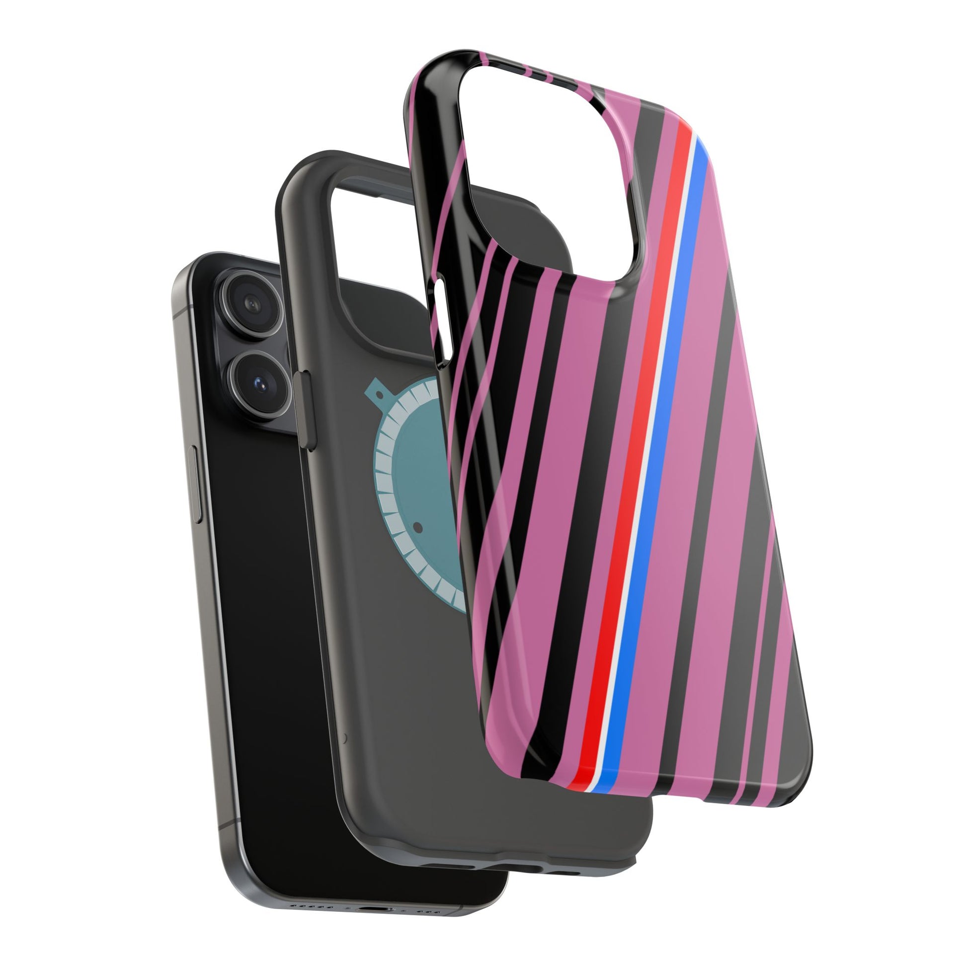 Vibrant Magnetic Phone Cases for Impact Resistance, Phone Protection, Gift for Tech Lovers, Postal Workers, Colorful Barcode Cases