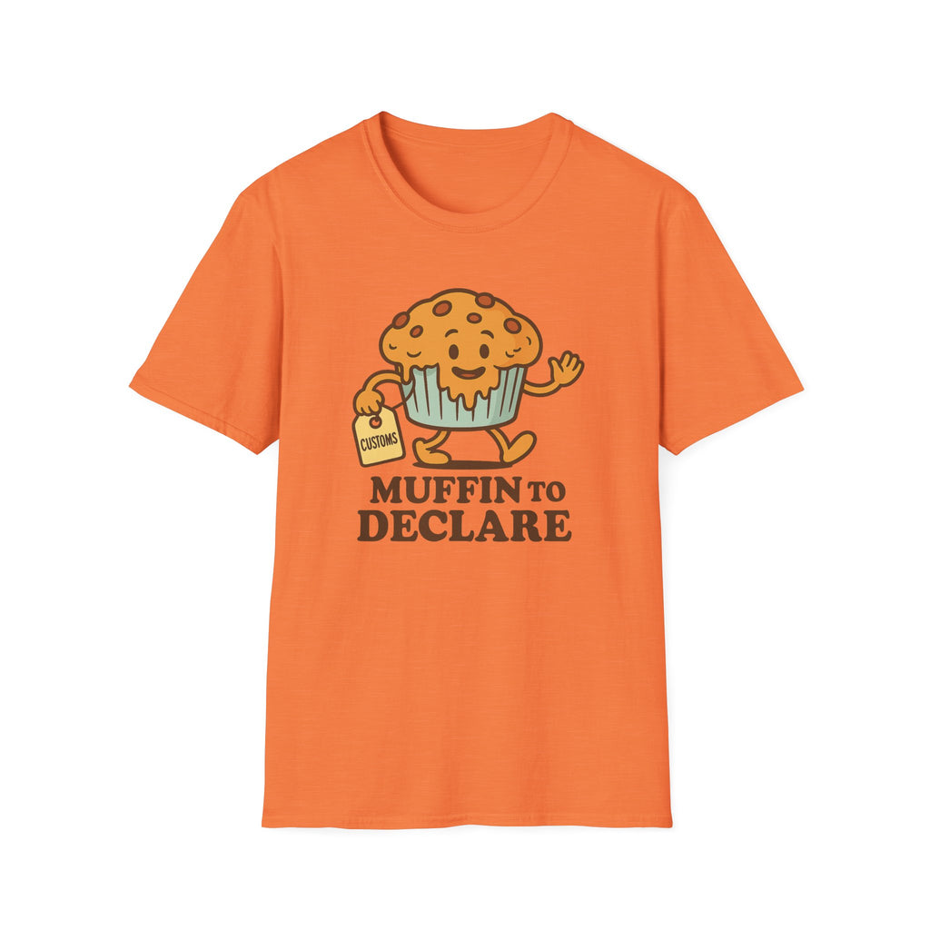 Muffin to Declare T-Shirt, Fun Baking Tee, Gift for Bakers, Foodie Apparel, Cute Kitchen Shirt, Birthday Gift, Casual Wear
