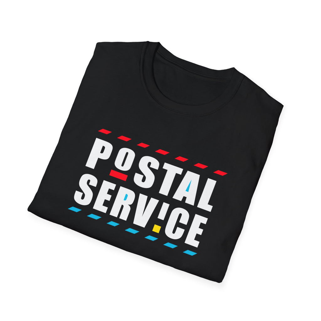 Postal Service Unisex Softstyle T-Shirt, Fun Graphic Tee, Gift for Postal Workers, Unique Casual Wear, Great for Holidays