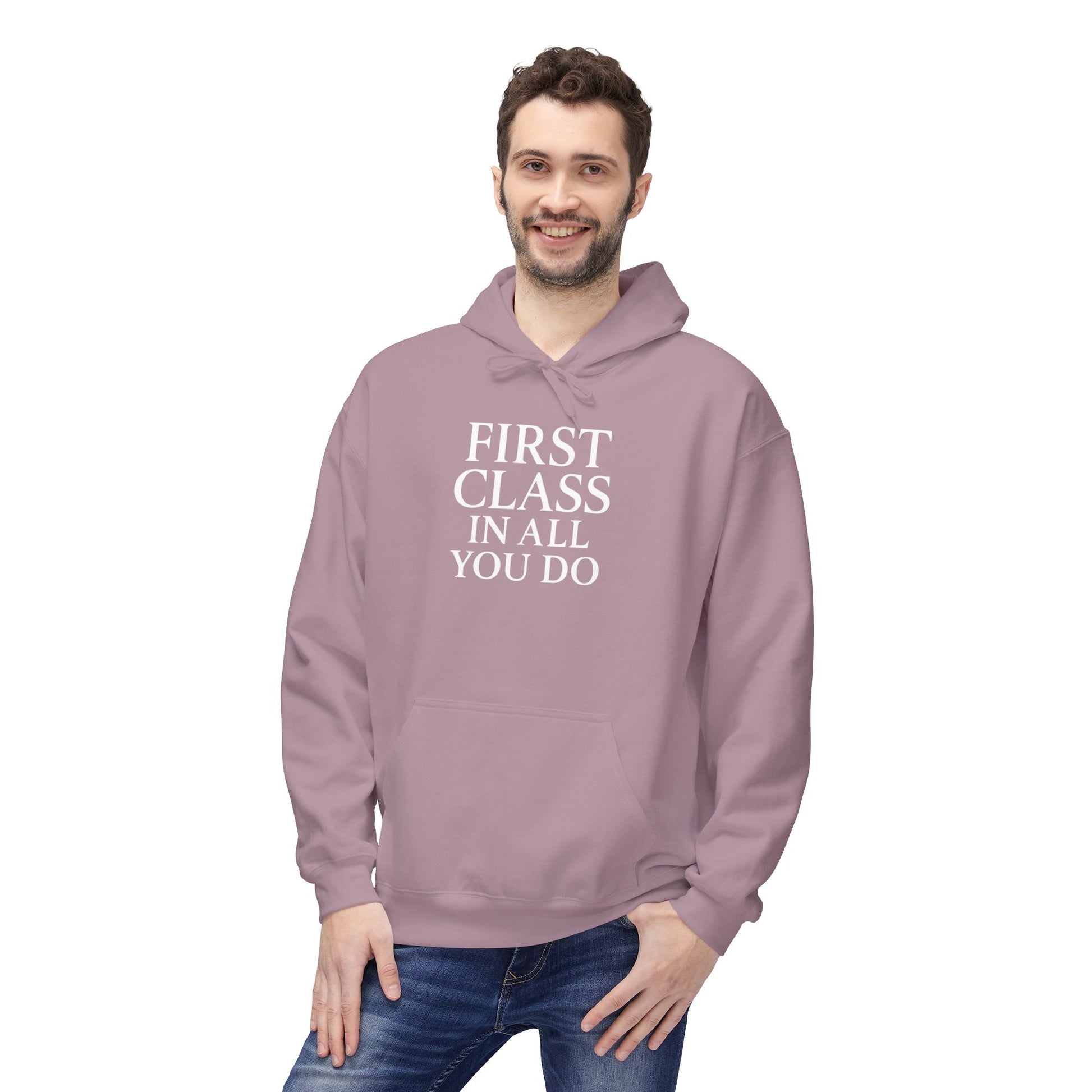 First Class In All Comfort Hoodie, Inspirational Gifts, Gifts For Postal Workers, Inspirational Gift Ideas