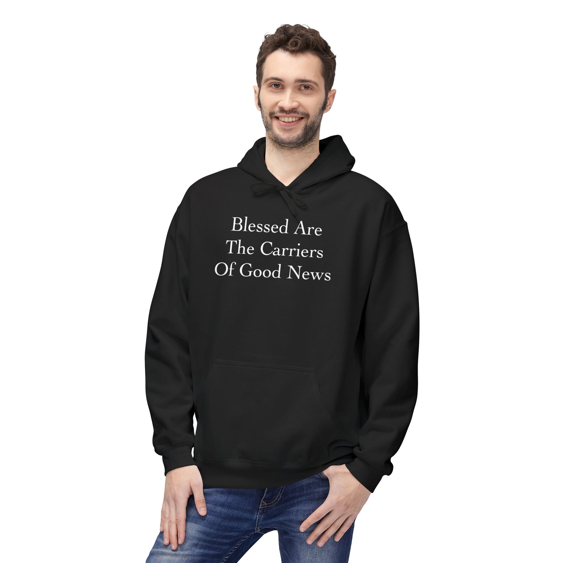 Blessed Carriers Fleece Hoodie - Unisex Softstyle Apparel, Christian Hoodies, Postal Hoodies, Gift Ideas For Postal Workers,