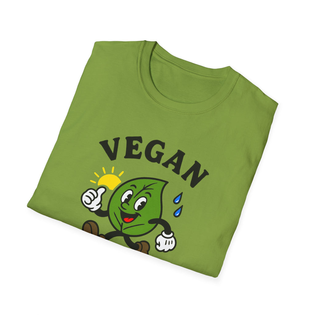 Vegan Awareness T-Shirt, Unisex Softstyle Tee, Eco-Friendly Fashion, Mail Carrier, Cute Vegan Gifts, Plant-Based Lifestyle Apparel, Postal Worker, Perfect for Earth Day