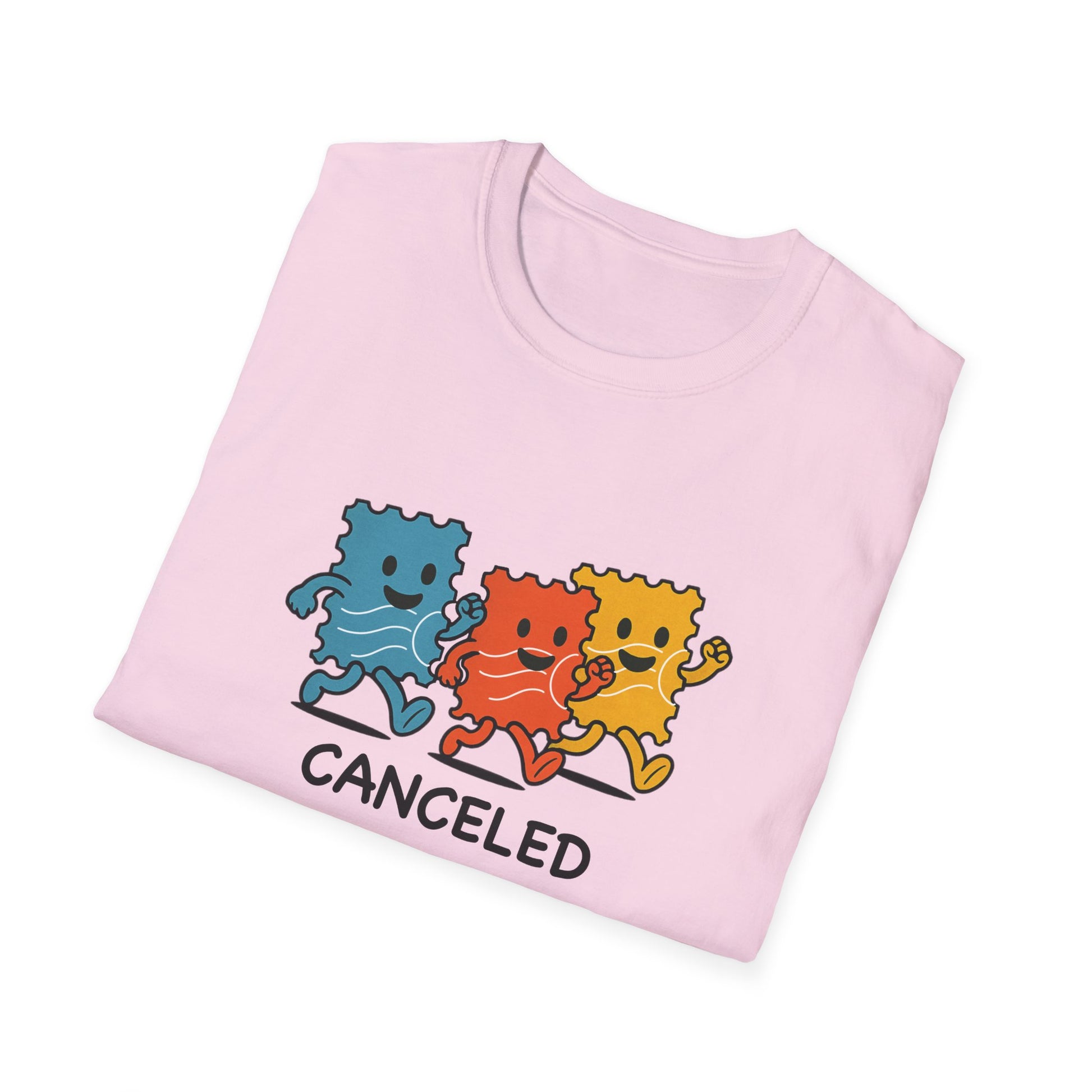 Cute Canceled Cartoon T-Shirt, Funny Gift for Friends, Unisex Softstyle Tee, Playful Graphic T-Shirt, Casual Wear for Celebrations, [...]