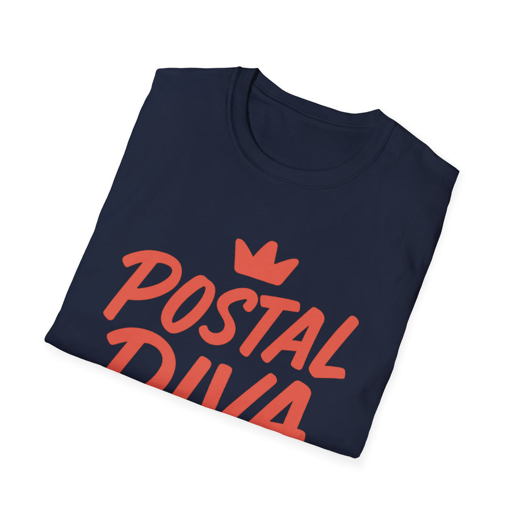 Postal Diva Unisex T-Shirt - Fun Gift for Postal Workers, Casual Wear, Birthday, Holidays, Graphic Tee