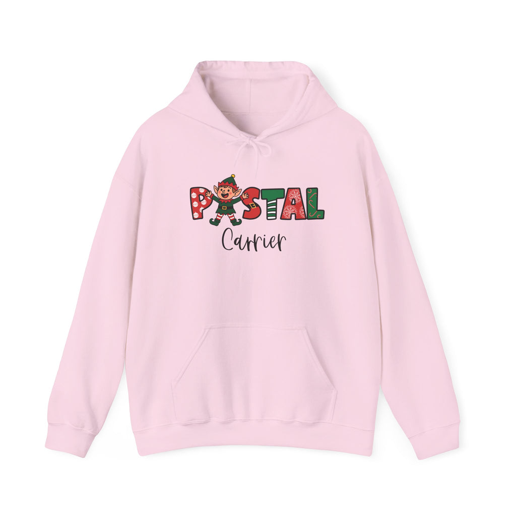 Postal Carrier Design Festive Postal Carrier Hooded Sweatshirt